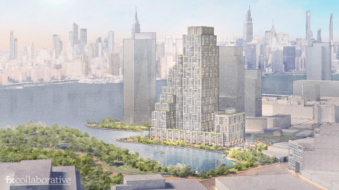 Rendering of Monitor Point at 40 Quay Street in Greenpoint