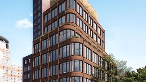 Rendering of office building at Saint Marks Place and 3rd Avenue
