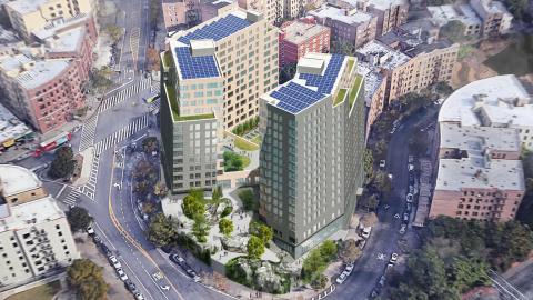 Rendering of the Starill development in the Bronx