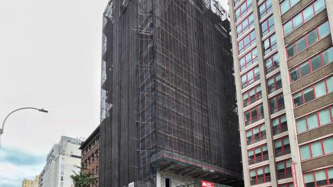 343 E. 17th Envelope Work Ongoing