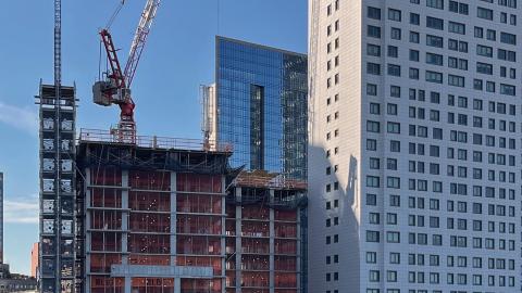 Progress at 30-25 Queens Blvd Looking West